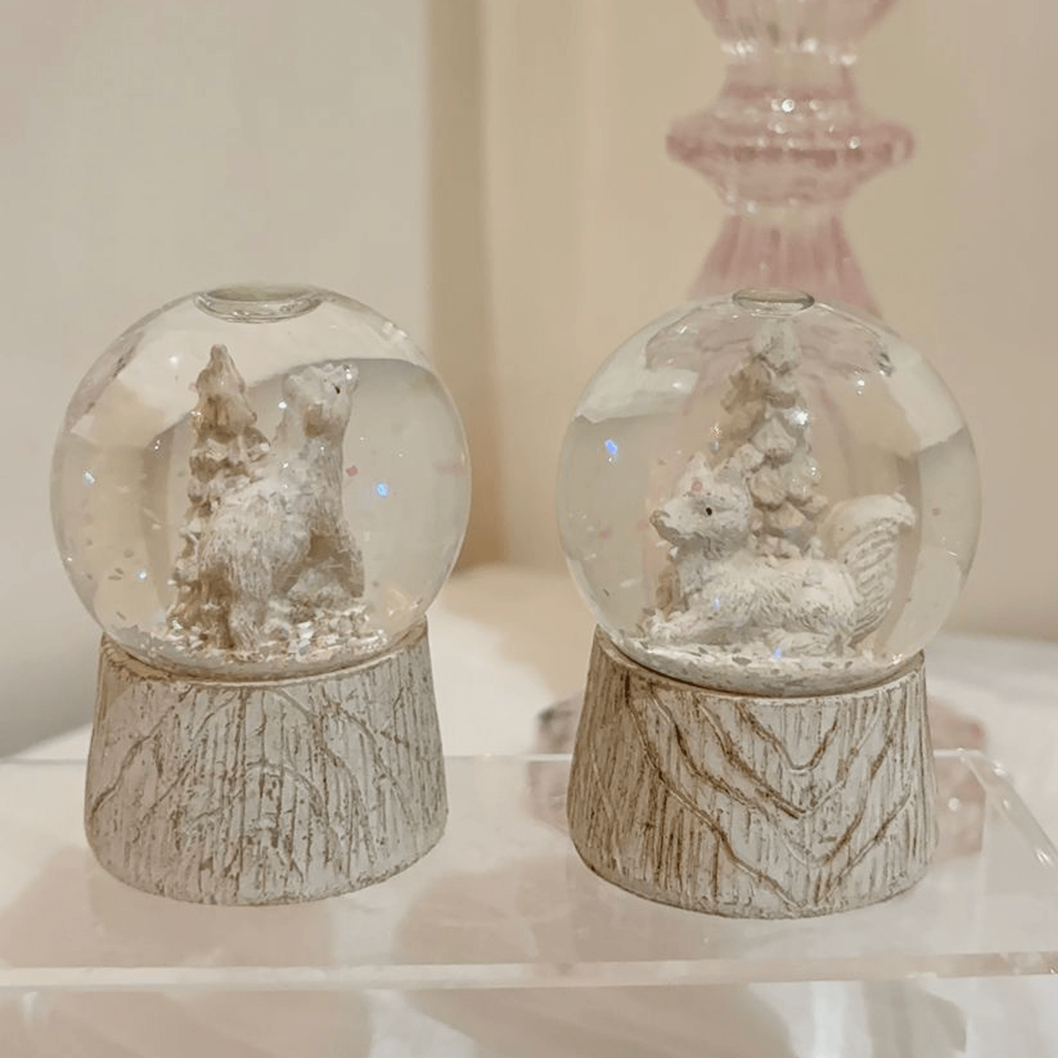 2 Boule de neige ours polaire